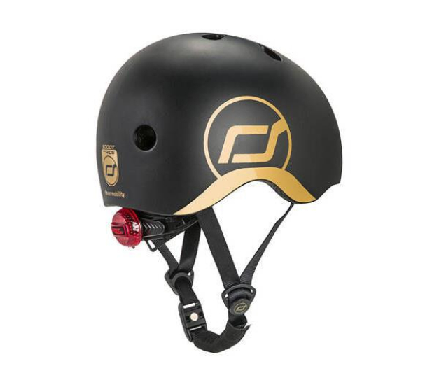 Scoot & Ride Kask Ochronny S-M dla dzieci 3+ Gold - 1021828 - zdjęcie 4
